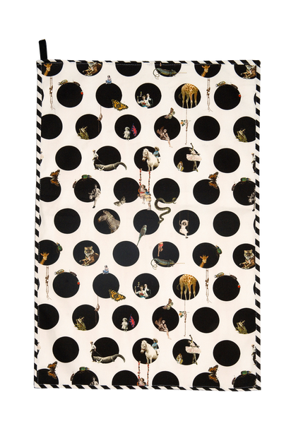 CHARACTER POLKA TEA TOWEL