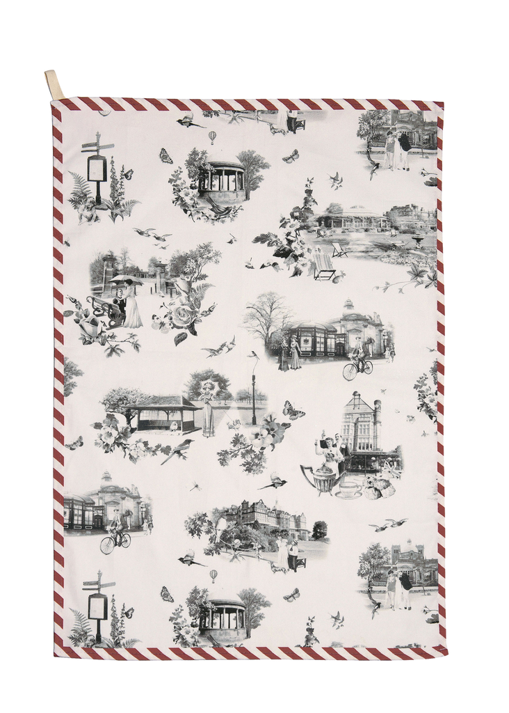 HARROGATE TOILE TEA TOWEL