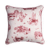 HARROGATE TOILE CUSHION-RED