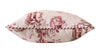 HARROGATE TOILE CUSHION-RED
