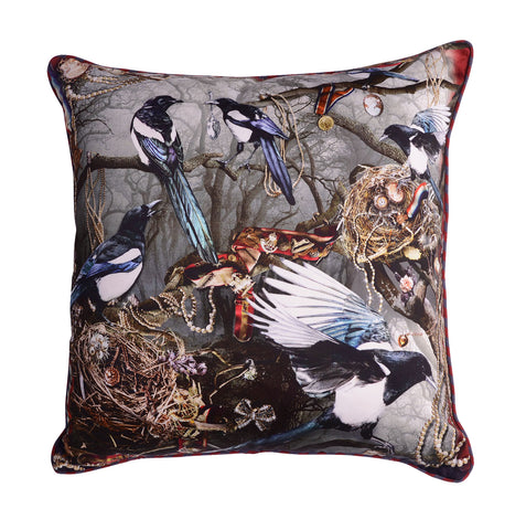 MAGPIE'S PARADISE CUSHION